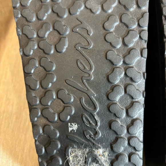 SKECHERS Sz 11 Cali Rhinestone Faux Diamond Luxe Foam Slip On Toe Post Sandals - Picture 8 of 9